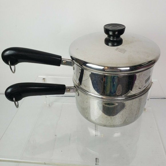 Revere Ware Other - Vintage Revere Ware 2 Qt Sauce Pan & Steamer
